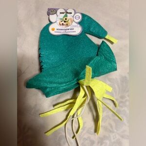 Scarecrow Hat for Dogs - Teal and Yellow